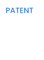 Stilisierte Darstellung eines Patentzertifikats mit einer blauen „PATENT“-Überschrift und einem Bandsiegel unten, perfekt für Dokumente in verschiedenen Branchen.
